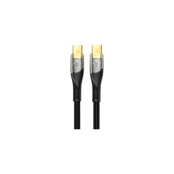 Datový kabel nabíjecí a datový kabel XO NB-Q223B USB-C/USB-C 2.5A 60W černá 1m černá 6920680831296