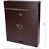 Poštovní schránka Poštovní schránka S-01 250 x 305 x 60 mm hnědá