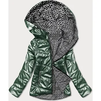 Dámská cargo bunda Zelená dámská oboustranná bunda P47 SWEST, odstíny zelené 54 i392_19684-30