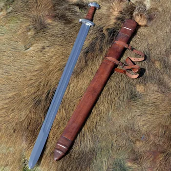 Replika zbraně Deepeka Raný vikinský meč Godfred s pochvou, třída C