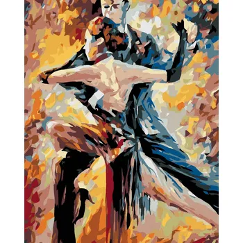 Hračka Diamondi Diamantové malování - TANEČNÍ PÁR Rozměr: 40x50 cm, Rámování: vypnuté plátno na rám