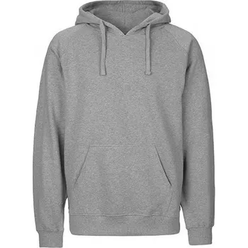 Pánská mikina Neutral Pánská klokánka z organické bavlny a dvojitou kapucí Barva: Šedá, Velikost: 4XL NE63101