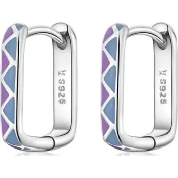 Náušnice Olivie Stříbrné obdélníkové náušnice 7888 Ag 925; ≤1,9 g.