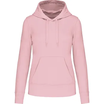 Dámská mikina KARIBAN Dámská mikina s kapucí K4028 Velikost: 2XL, Barva: světle růžová