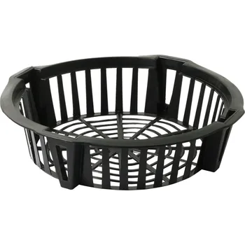 Košík na cibuloviny kulatý 30 x 7 cm černý