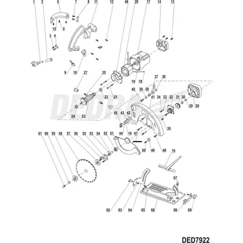 Šroub Šroub pro upevnění kotouče M 8 x 14 DEDRA XDED7922.61