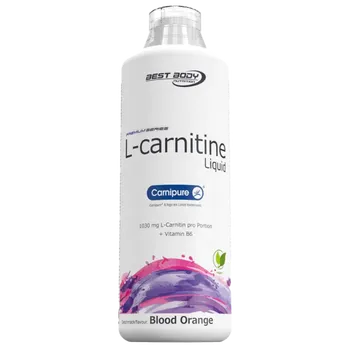 Spalovač tuku Best Body L-Carnitine liquid 1000ml - krvavý pomeranč