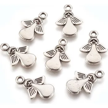 Korálek Kov andílek 730 (18x13x2mm)