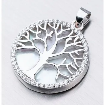 Přívěsek Dámský přívěsek stříbro 925 zirkon - strom života TAGHST-13175