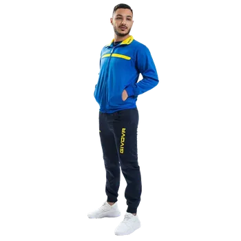 tepláková souprava givova One Full Zip modrá/žlutá 0207 XXXL
