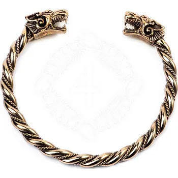 Deepeka Vikinský náramek Fenris z bronzu