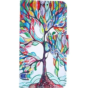 Pouzdro na mobilní telefon Obal iPhone 11 knížkový Barevný strom (kryt neboli pouzdro na iPhone 11)