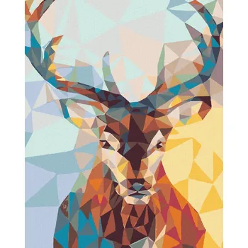 Diamondi Diamantové malování - JELEN Rozměr: 40x50 cm, Rámování: bez rámu a bez vypnutí plátna