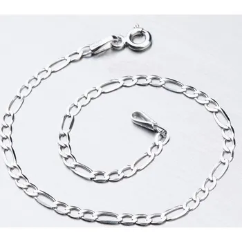 Oblečení a móda Náramek bílé zlato 585 44-1667 délka 19 cm