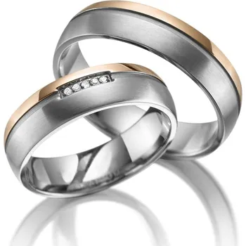 Prsten Snubní prsteny titan zirkon SP-TI-016