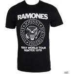 Tričko metal pánské Ramones - First World Tour 1978 - ROCK OFF - RATTRTW01MB - S