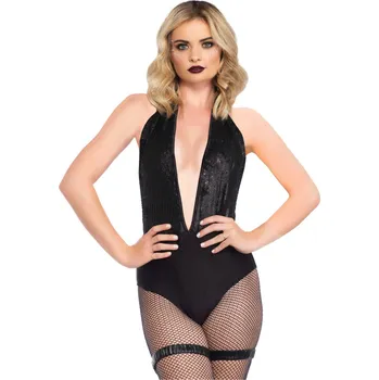 Dámské erotické body Černé body s flitry