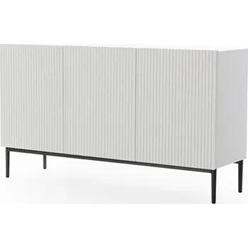 Ložnicová sestava Komoda Nicole 150, bílý mat / černá