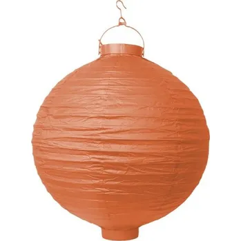 Party dekorace Papírový lampion - Oranžový