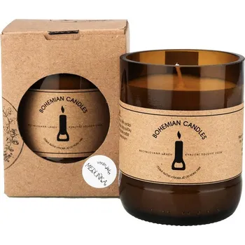 Svíčka Aromka vonná sójová svíčka v pivní láhvi Měsíček