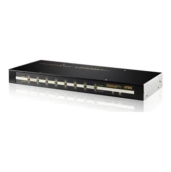 KVM přepínač ATEN 8-port KVM PS/2, montovatelný do racku