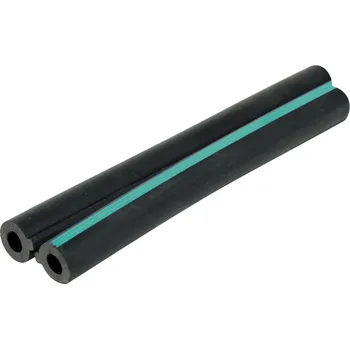 Dvojitá gumová hadice podtlaková k pulzátoru dojení 13 x 7 mm zelený proužek metráž