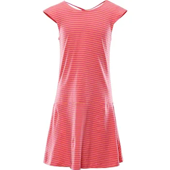 Dívčí sukně Dětské letní šaty Alpine Pro REATO - růžovo-oranžová / 116/122