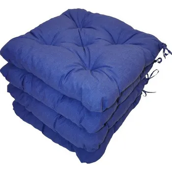 Sedák UNI Maxi barva tmavě modrý melír - set 4 kusy