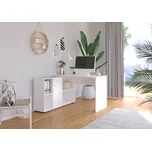 Rohový stůl ELISEO White