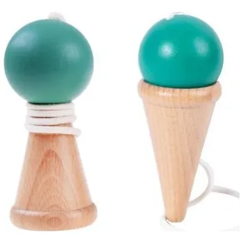 Dřevěná hračka Dřevěná hra Chyť míč Zelená