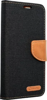 Pouzdro na mobilní telefon Canvas Book pro Samsung Galaxy A40 černé/hnědé
