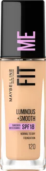 Make-up Maybelline New York Fit Me Luminous+Smooth tekutý make-up pro rozjasnění a vyhlazení pleti SPF18 30 ml 