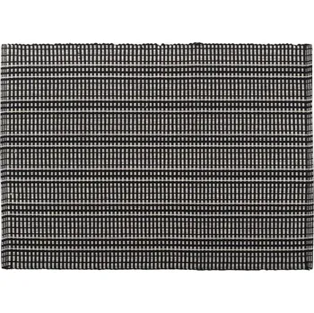 prostírání SCANquilt prostírání RIB rohož černá běhoun delší strana 100-170 cm