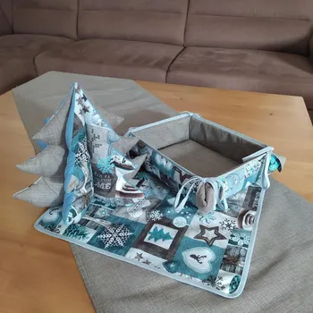 Vánoční dekorace Vánoční set se stromkem 01