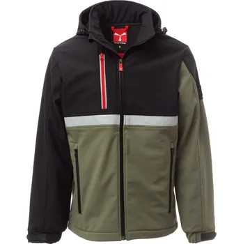 pracovní bunda Pánská pracovní bunda Payper WISE Barva: Vojenská Zelená/ Černá, Velikost: L