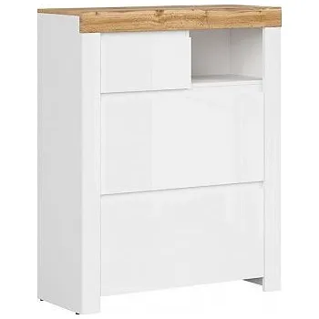 Botník Botník HOLTEN REG2K1S, bílá/dub woltan