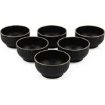Černé misky v sadě 6 ks 0.25 l – Hermia ID_1566152