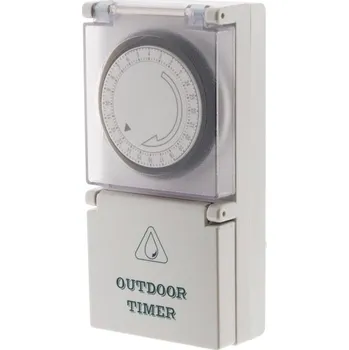 Elektrická zásuvka Časovač – mechanická spínací zásuvka venkovní IP44 Otio