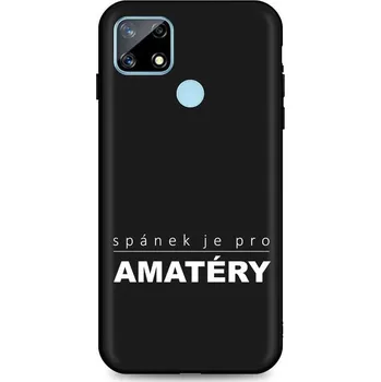 Pouzdro na mobilní telefon Kryt Realme 7i silikon Bez spánku (obal neboli pouzdro na Realme 7i)