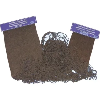 SEA Club Dekorativní rybářská síť hnědá 100 x 200 cm