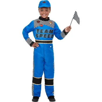 Karnevalový kostým Dětský kostým Automobilový závodník L (10-12 let)
