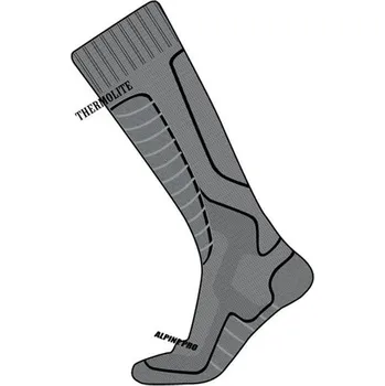 Pánské ponožky UNI ponožky Alpine Pro DURANT LM - šedá / S