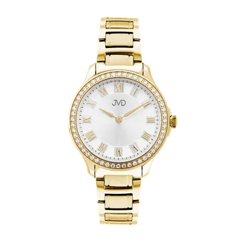 Hodinky Dámské luxusní nerezové hodinky JVD JG1022.4 se švýcarským strojkem (Dámské luxusní nerezové hodinky JVD JG1022.4 se švýcarským strojkem)