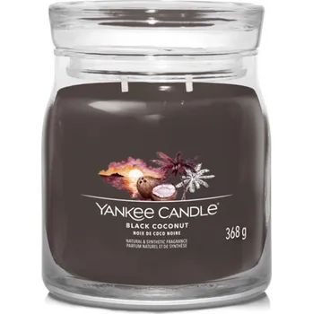 Svíčka Yankee Candle Signature Black Coconut