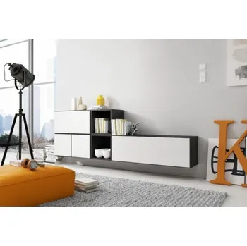 Obývací stěna ROCO 9 - obývací stěna Č/B