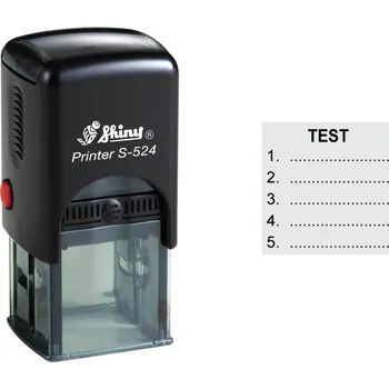 Razítko Razítko Shiny S-524T Printer Line, vlastní text 24 x 24 mm