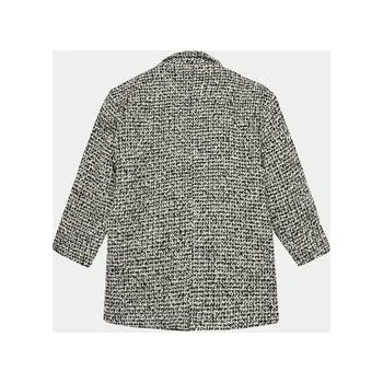 Pánský zimní kabát United Colors Of Benetton Vlněný kabát 2I20CN041 Šedá Regular Fit 140