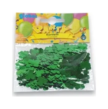 Konfeta Konfety - Trojlístky, zelené