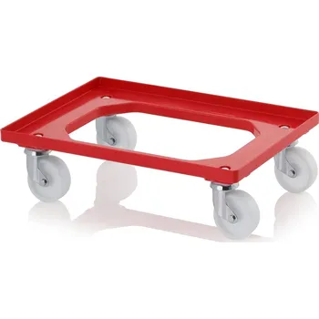 paleta Přepravní vozíky Kompakt HD s polyamidovými kolečky - Dopravní červená - Dopravní červená - RO 64.4 HD PA-3020