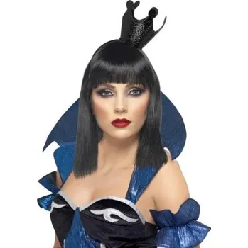 Karnevalový doplněk Korunka - Zlá královna, černá